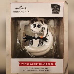 Hallmark x Disney Nightmare Before Christmas Jack and Zero Tree Ornament
